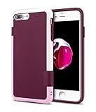 iPhone 7 Plus Case, Amotus Waterproof Hybrid Color Impact Resistant Slim Cute Women Girls Cover Dual Protection Shell Hard TPU Case for Apple iPhone7 Plus 5.5