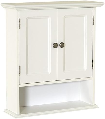 Amazon Com Zenna Home Collette Wall Cabinet White Furniture Decor