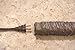 Snow Lamp Cord Cover Faux Silk 9-Foot Long White