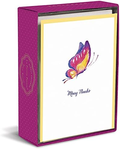 Graphique La Petite Simply Charmed Butterfly, Box of 10 Cards and Envelopes