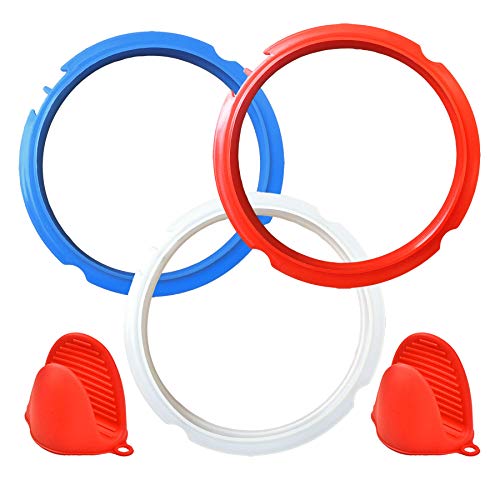 Nice-Components Silicone Sealing Ring for IP Models 3 Quart, Free Silicone Oven Mitts for Pressure Cooker Accessories,Sweet and Savory,Common Clear Edition Ring Fit IP Models - Thumbnail 6