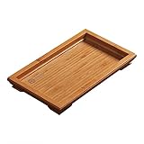Small Bamboo Gongfu Tea Serving Tray Tabletop