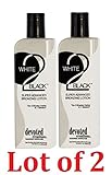 2 BOTTLES OF Devoted Creations White 2 Black Supre Advanced Bronzer Tanning Lotion