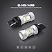 SiriusLED Extremely Bright 2835 Chipset Projection 1400 Lumen LED Back up Brake Tail Turn Signal Light Bulb Pure White Size 7440 7440A Pack of 2
