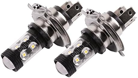 Motorus93 H4 9003 HB2 Type 60W High Power SMD LED Fog/DRL Bulb Xenon White Driving LED Bulbs Daytime Running Lights (2 Packs)