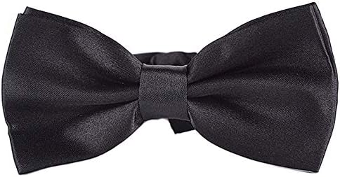 Mens Classic Pre-Tied Satin FormalBowtie Adjustable Length Many Colors Available