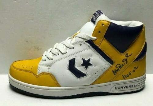 Amazon.com: Magic Johnson Signed Converse Weapon Basketball  Shoes\