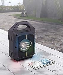 SOAR NCAA XL LED Wireless Bluetooth Speaker, Purdue