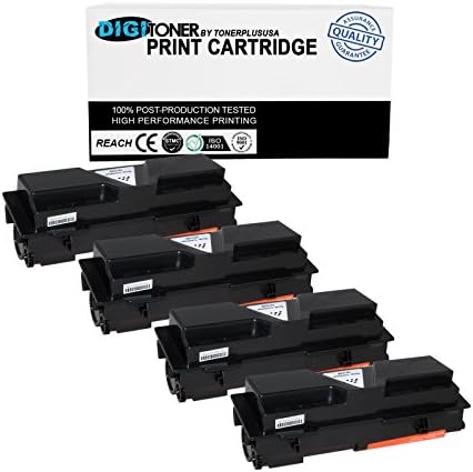Digitoner Compatible for TK-1142 Laser Toner Cartridges for use in Kyocera Mita FS-1035 FS-1135 MFP M2035dn Printer Models (Black, 4 Pack)