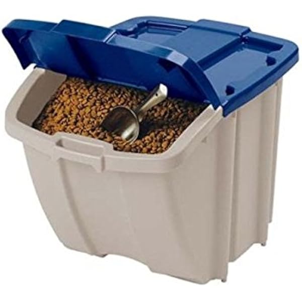 dog food storage tin large