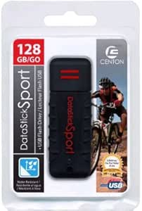 Centon Electronics DataStick 128 GB USB 2.0 Waterproof Flash Drive, Black (RCDSW128GB-001)