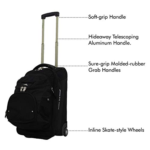 High Sierra AT3 Rolling Backpack, Black, 22Inch Pricepulse