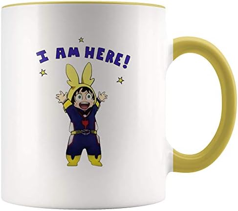 My Hero Academia mug I am here accent mug - my hero academia izuku midoriya