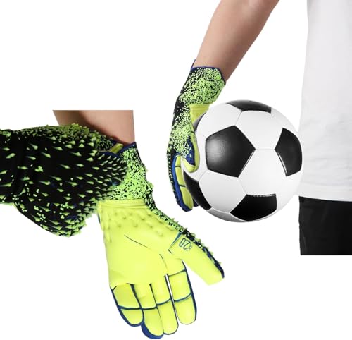 Luvas de goleiro de futebol com forte suporte de aderência
