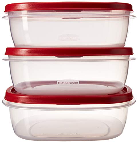 Rubbermaid BHBAZUSM21M089 085275709247 7J71 Easy Find Lid Square 9-Cup Food Storage (Pack of 3 Conta - //coolthings.us