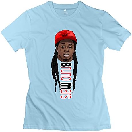 YJJ Women's Lil Wayne T-Shirts Size L SkyBlue