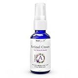 BEST Organic RETINOL 2.5% Face Cream MOISTURIZER to Reduce Wrinkles-Vitamin A for Face w/ Vitamin E and Green Tea! Retinol Moisturizer- No Parabens! Natural Ingredients for Glowing Skin! UV Bottle