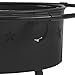 Best Choice Products 30in Outdoor Patio Fire Pit BBQ Grill Fire Bowl Fireplace w/Star Design - Black