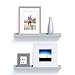 Wallniture Modern Design Floating Picture Display Ledge Wall Mountable Shelf 22 Inches Long Gray