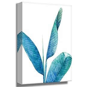 B2T Watercolor Strelitzia Hand Painted Exotic Flower Painting...