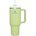 Stanley Quencher H2.0 Tumbler with Handle and Straw 40 oz | Flowstate 3-Position Lid | Cup Holder Compatible for Travel | Insulated Stainless Steel Cup | BPA-Free | Citron