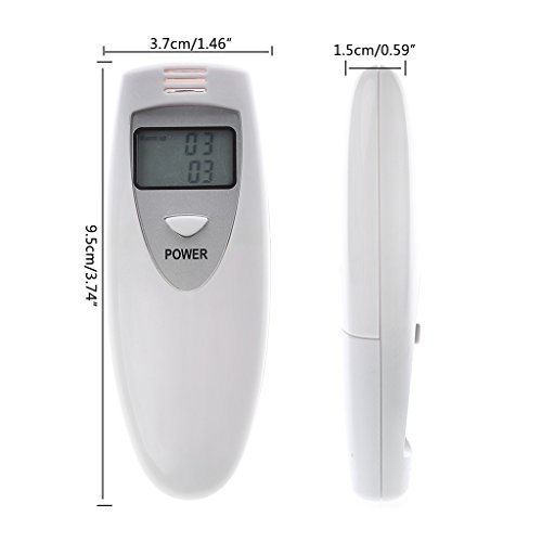 Xumeili Portable MINI Digital LCD Digital Alcohol Breath Tester Analyzer Breathalyzer - Thumbnail 7