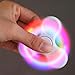 Iusun LED Light Fidget Hand Spinner Finger Toy EDC Focus Gyro Fast Shipping Gift (White)