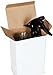 Vivaplex - COMINE4033588 , Large, 16 oz, Empty, Clear Glass Spray Bottle with Black Trigger Sprayer