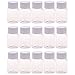 BCP 15 Pieces Plastic Clear Empty Plastic Solid Powder Medicine Pill Cylindrical Chemical Container Reagent Bottle 30ml