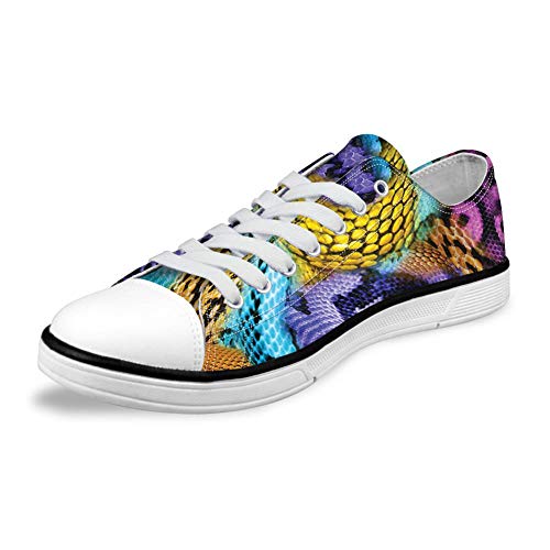 41EXFZM0g L SHIQI-DYMX Piel De Serpiente Piel De Serpiente Zapatos Casuales De Estilo Clásico Zapatos De Lona Zapatos De Junta… SHIQI-DYMX Piel De Serpiente Piel De Serpiente Zapatos Casuales De Estilo Clásico Zapatos De Lona Zapatos De Junta…