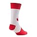 JYinstyle Men▒s Classic Cotton Crew Dress Socks,red/white, mens sock 10-13