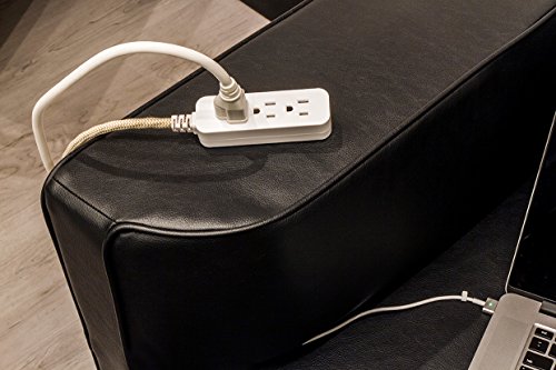 Cordinate 10 ft Designer Extension Cord with Surge Protection & Low-Profile Plug - Image 9