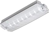 Knightsbridge 3W Green LED Daylight Emergency Bulkhead Light Indoor Outdoor view 9