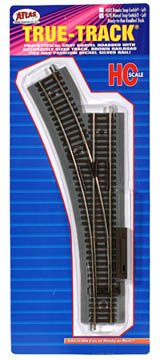 HO True-Track Manual Left-Hand Switch