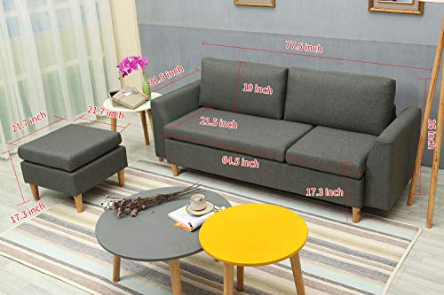 Best-Living-Furniture-Modern-Linen-Fabric-L-Shaped-Small-Space-Sectional-Sofa-with-Stool-Reversible-Chaise-in-Grey