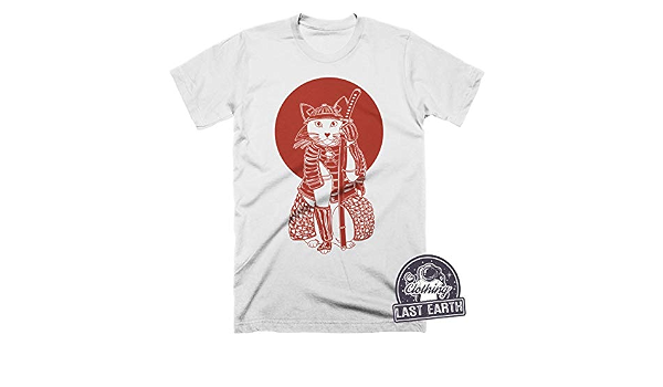 Amazon.com: Cat Tshirt Samurai Shirt 