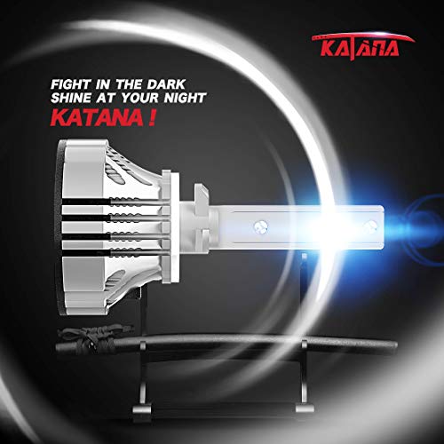 KATANA 880 LED Fog Light Bulbs,CREE Chips 12000Lm 5090Lux 6500K Extremely Bright Conversion Kit,360 Degree Adjustable Beam Angle - Thumbnail 6