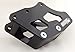 Outlaw Racing Rear Aluminum Chain Guide Slider KX250F 450F 2009-15 Swingarm Protector Guard (Black)