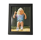Kwanwa Electronic Voice Recording Photo Frame for Picture. Press the Photo to Play Recorded Voice Messgae.10 Seconds' Recording Time,Hold 5x7 inch Photo,Black Color