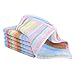 Egles Kitchen Dishcloths Cotton Scrubbing Dish Rags Sets Bulk Square Terry Kitchen Towels 12pcs 12x12 Inches