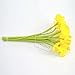 FatColo Artificial Poppy Flowers, Fresh Fake Poppy Flowers Bouquets for Wedding Holiday Bridal Home Party Decor Bridesmaid(Yellow, Piece of 10)