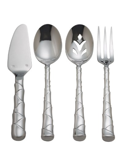 Lunt Captiva Stainless Steel 4-Piece Hostess Set