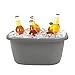 Begale 16 Quart Gray Wash Basin for Kitchen, Bathroom and Laundry Room, Set of 2