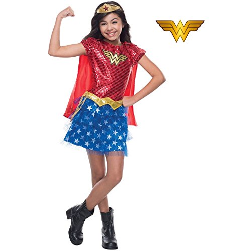 Rubie's Costume DC Superheroes Wonder Woman Sequin Child Costume