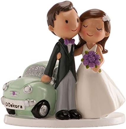 Figurine Gateau Mariage De Voiture Just Married Dimensions 160 X 115 X 150 Mm Amazon Fr Cuisine Maison