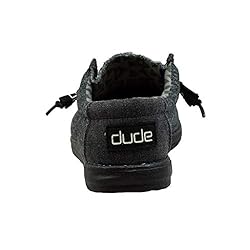 Hey Dude Men's Wally B Stretch Black Melange Size 8