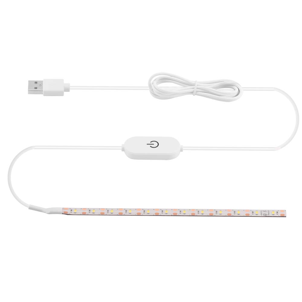 tooloflife TF USB Sewing Machine Light 5V 3.6W Super Bright 30cm LED Sewing Strip Light with Touch Dimmer IP55 Waterproof 30CM for Cabinet TV Background Fit All Sewing Machines