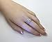 Venetia Top Grade 2.0 Carats Supreme Cushion Cut NSCD Simulated Diamond Ring Band 3 Pcs Set 925 Silver