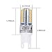 Warmoon G9 LED Light Bulbs, 5W Warm White, 3200K, 360 Degree Beam Angle 3014 SMD 64 LED Corn Crystal Light Bulbs (Pack of 6)