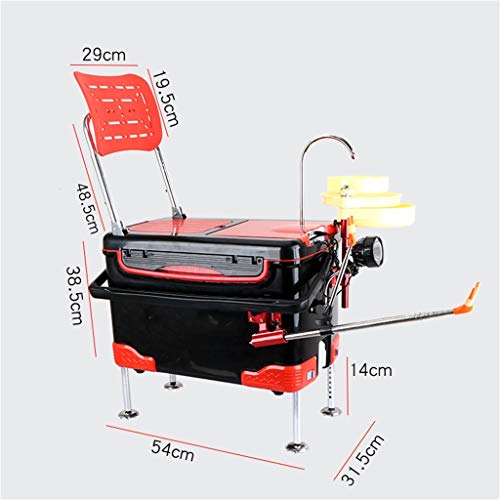 BYDBNR Angelkasten, Angeln Eimer Multifunktions-Angelbox Tragbarer Werkzeugkasten Zur Aufbewahrung Von Fischen… – Bild 3